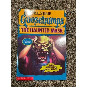 Goosebumps The Haunted Mask‎ R.L. Stine Book With Halloween Mask Inside